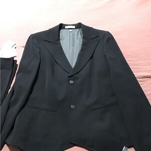 Elegant Black Two-Piece Ensemble